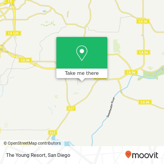 The Young Resort map