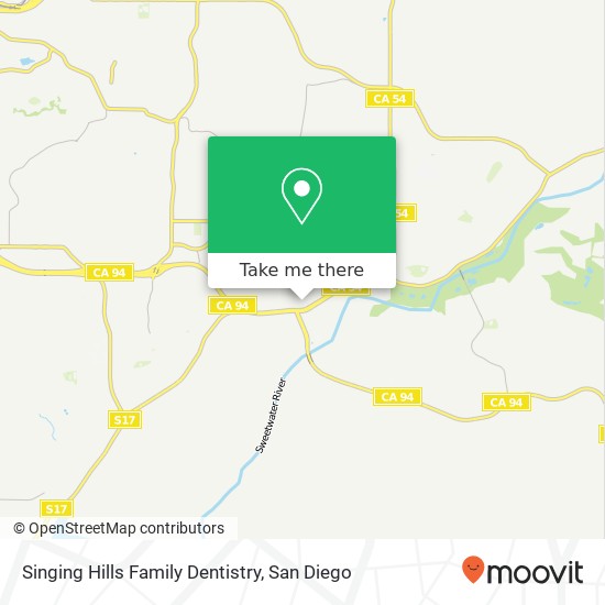 Mapa de Singing Hills Family Dentistry