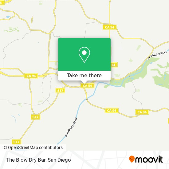 Mapa de The Blow Dry Bar