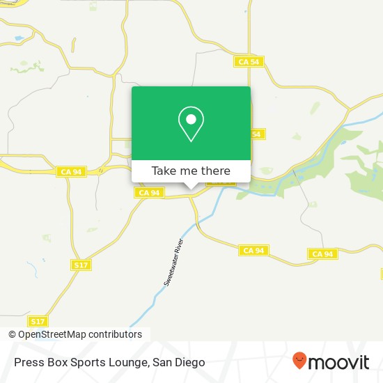 Mapa de Press Box Sports Lounge