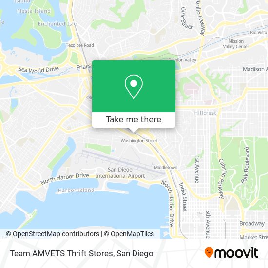 Team AMVETS Thrift Stores map