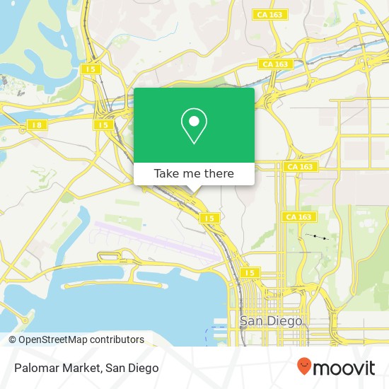 Palomar Market map