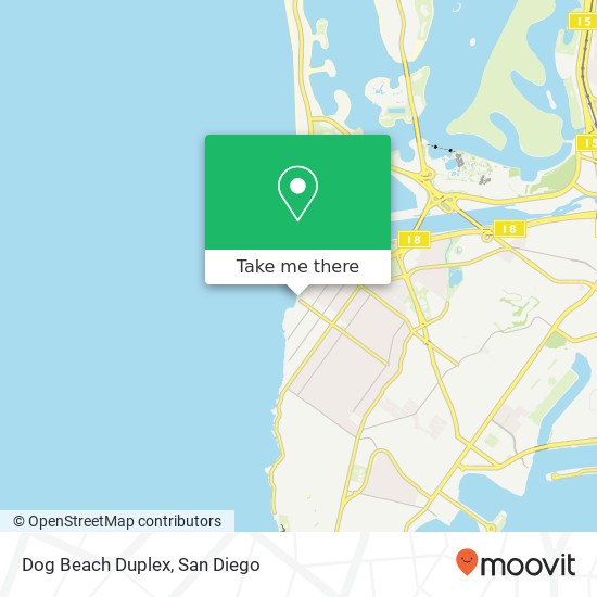 Mapa de Dog Beach Duplex