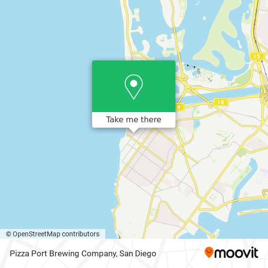Mapa de Pizza Port Brewing Company