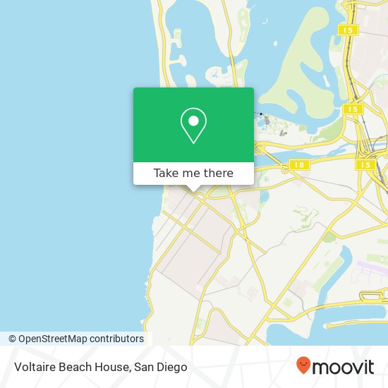 Mapa de Voltaire Beach House