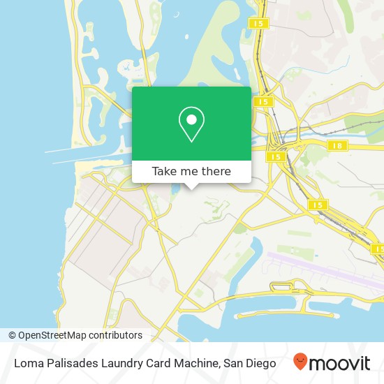 Loma Palisades Laundry Card Machine map