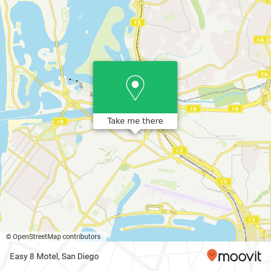 Easy 8 Motel map
