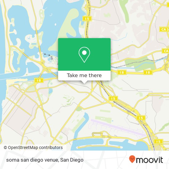 Mapa de soma san diego venue