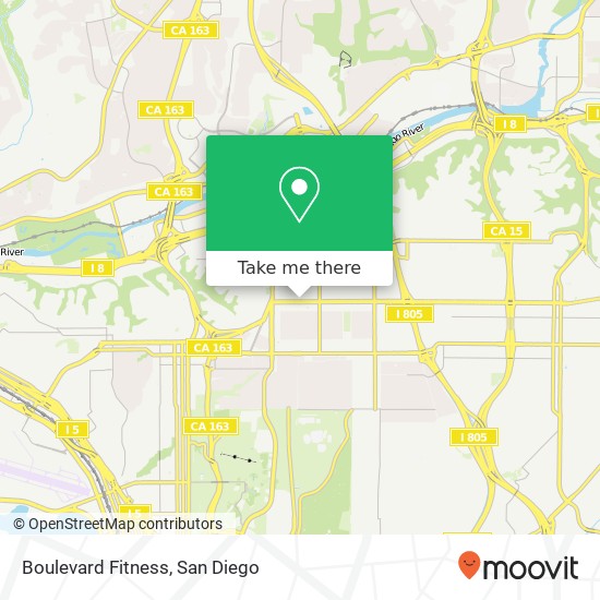 Mapa de Boulevard Fitness