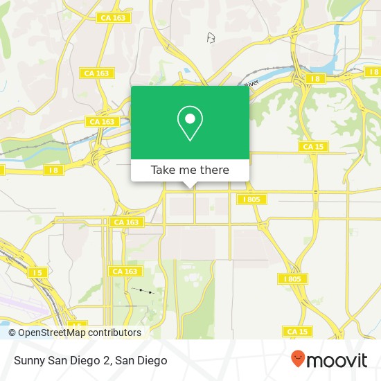 Mapa de Sunny San Diego 2