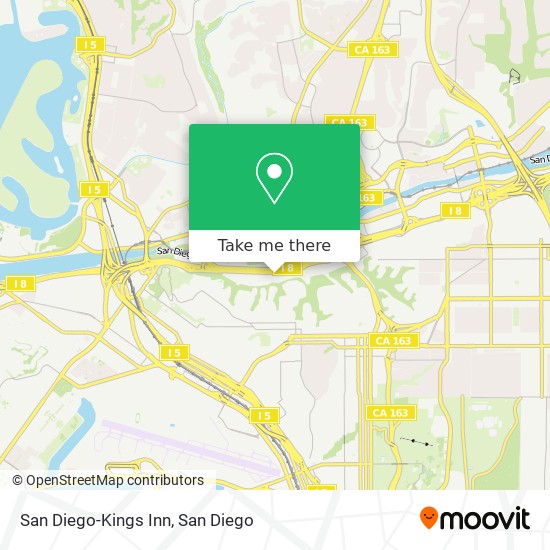 San Diego-Kings Inn map