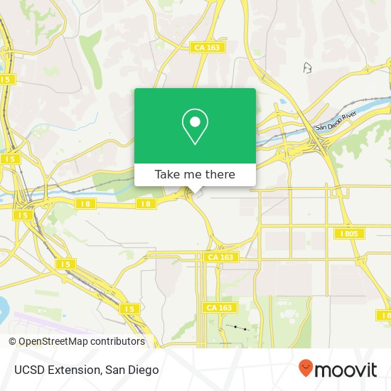 UCSD Extension map