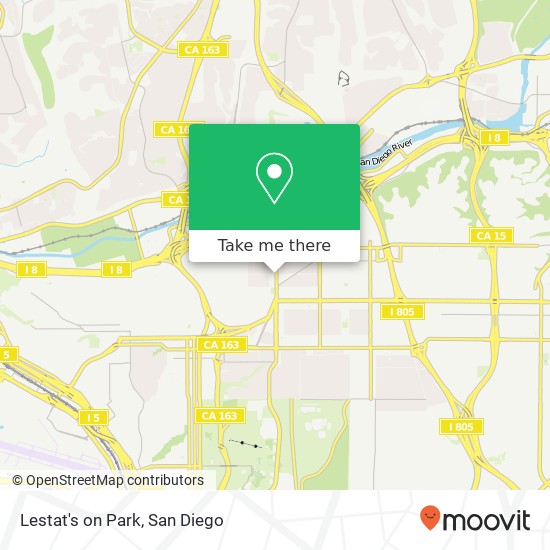 Mapa de Lestat's on Park
