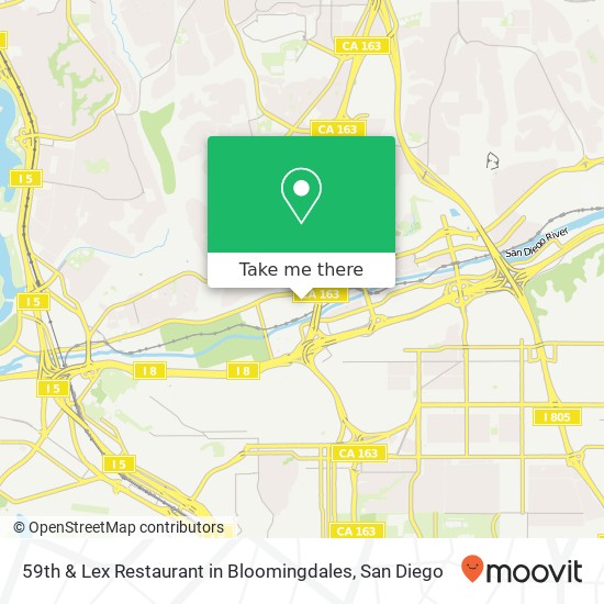Mapa de 59th & Lex Restaurant in Bloomingdales