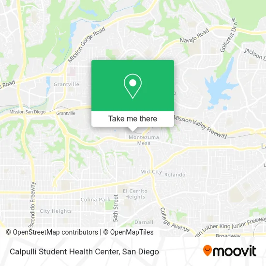 Calpulli Student Health Center map