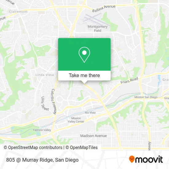 805 @ Murray Ridge map