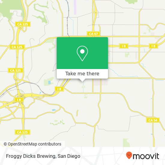 Froggy Dicks Brewing map