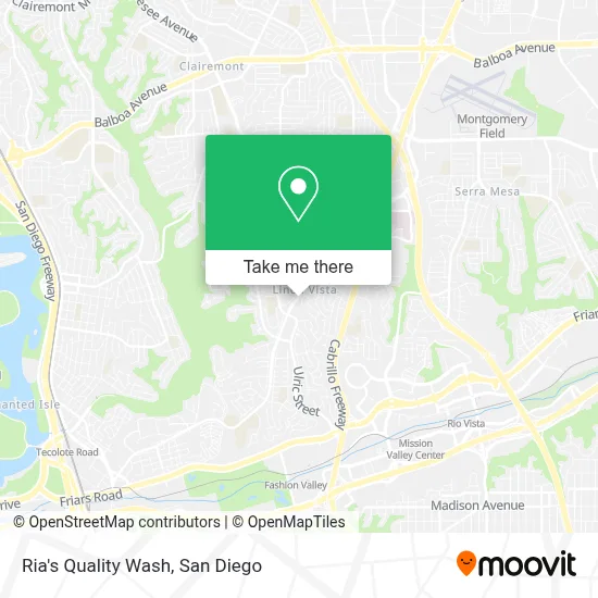 Ria's Quality Wash map