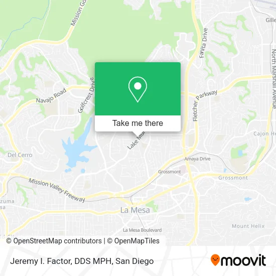 Mapa de Jeremy I. Factor, DDS MPH