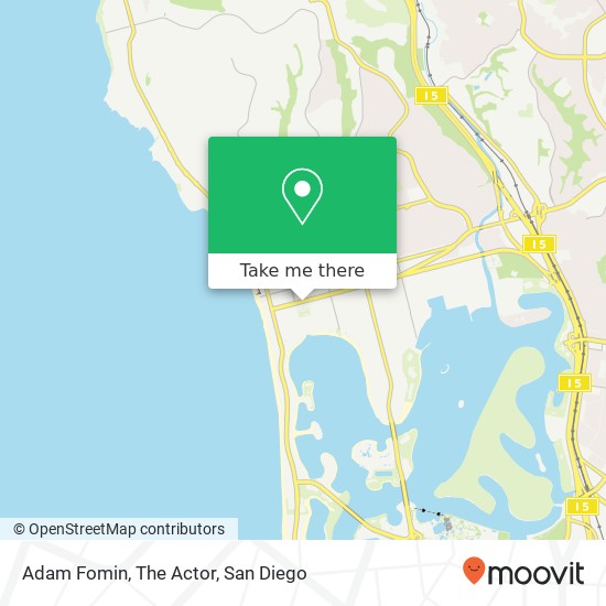 Adam Fomin, The Actor map