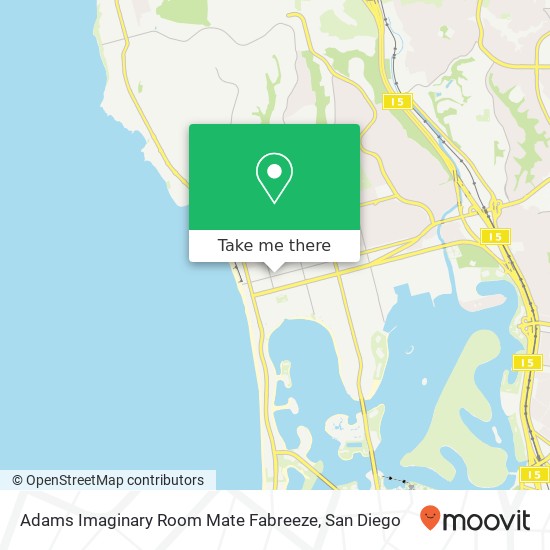 Mapa de Adams Imaginary Room Mate Fabreeze