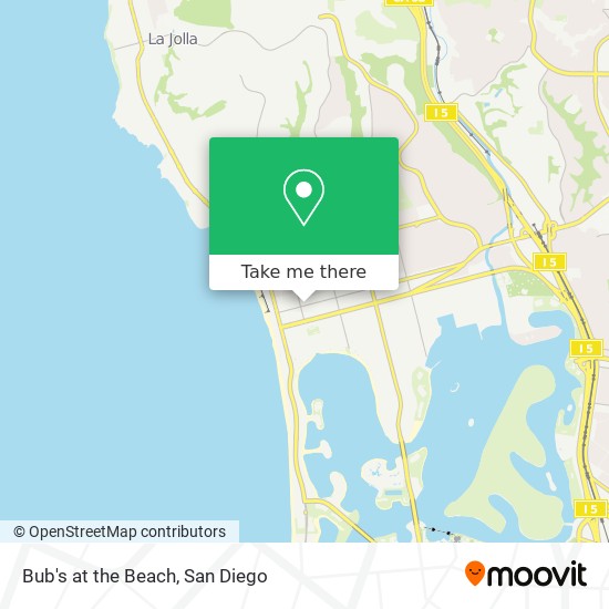 Bub's at the Beach map