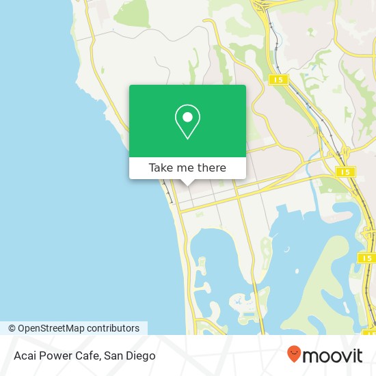 Mapa de Acai Power Cafe