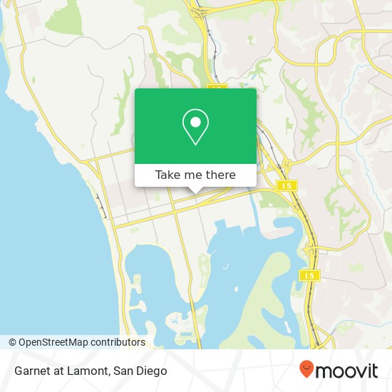 Garnet at Lamont map