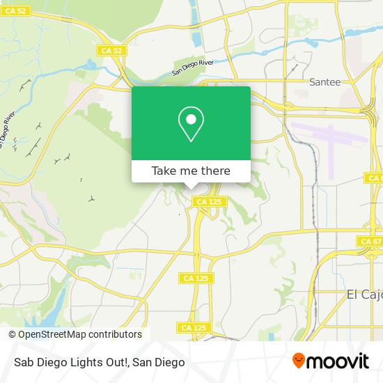 Mapa de Sab Diego Lights Out!