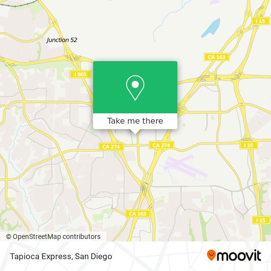 Tapioca Express map