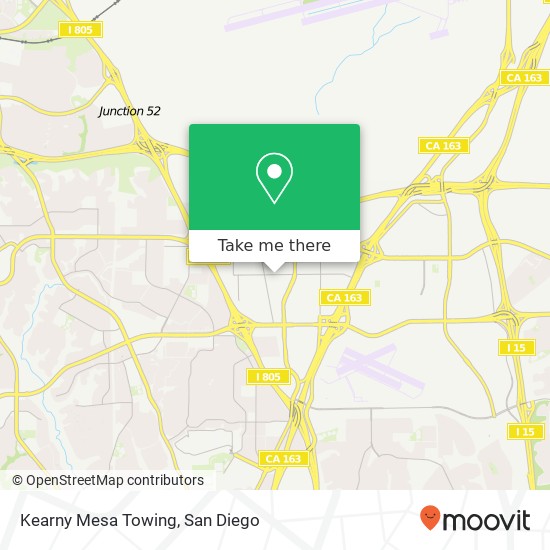 Mapa de Kearny Mesa Towing