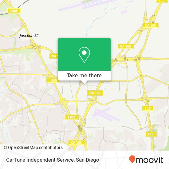 CarTune Independent Service map