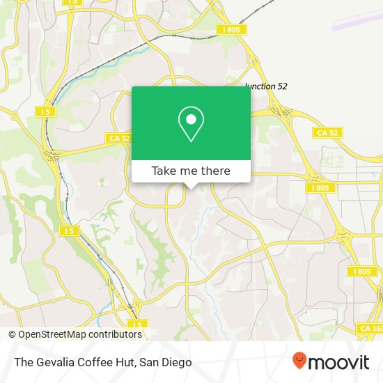 The Gevalia Coffee Hut map