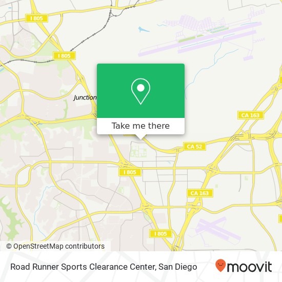 Mapa de Road Runner Sports Clearance Center