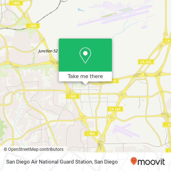 San Diego Air National Guard Station map