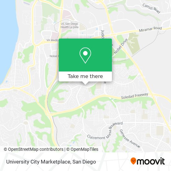 University City Marketplace map