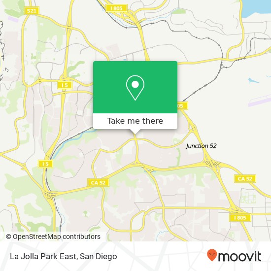 Mapa de La Jolla Park East