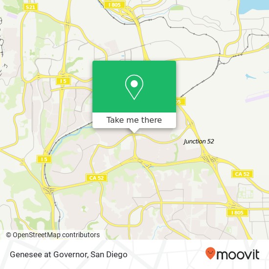 Mapa de Genesee at Governor