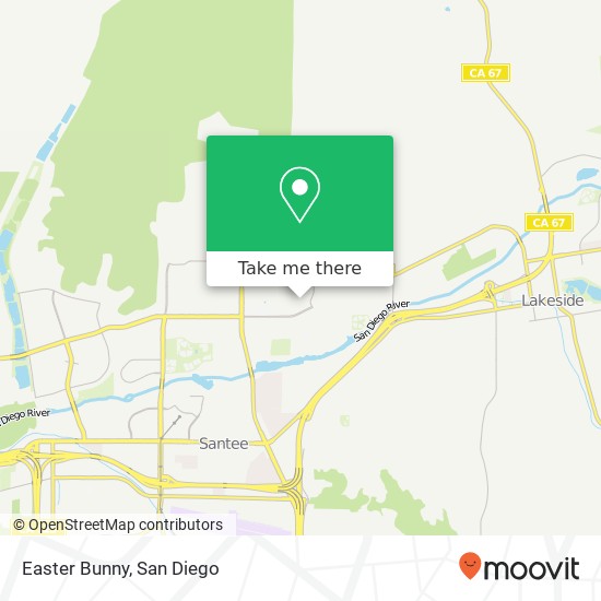 Mapa de Easter Bunny