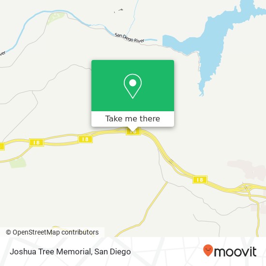 Mapa de Joshua Tree Memorial