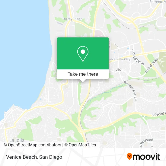 Venice Beach map