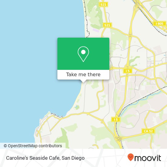 Mapa de Caroline's Seaside Cafe