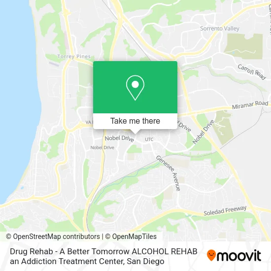 Mapa de Drug Rehab - A Better Tomorrow ALCOHOL REHAB an Addiction Treatment Center