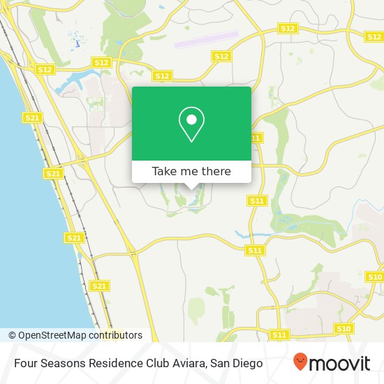 Four Seasons Residence Club Aviara map