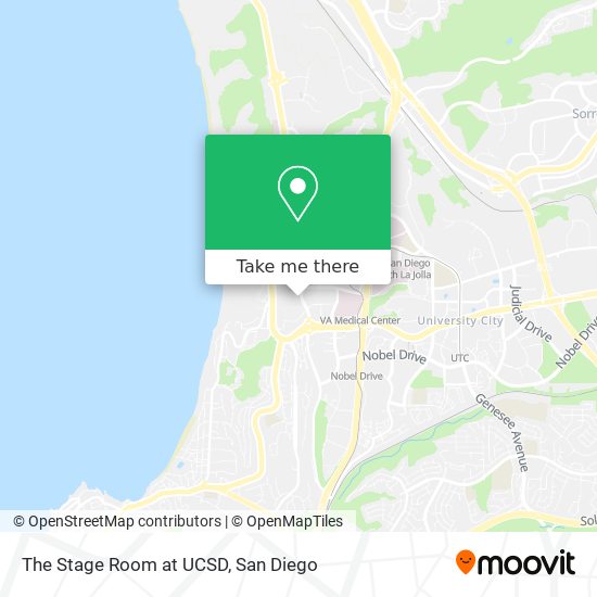 Mapa de The Stage Room at UCSD
