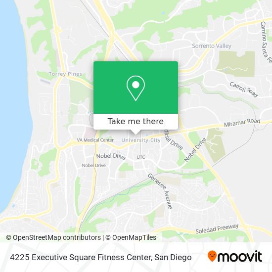 Mapa de 4225 Executive Square Fitness Center