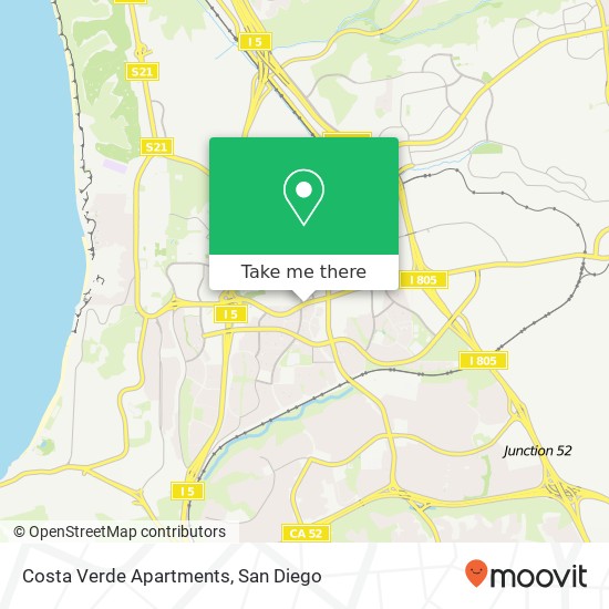 Mapa de Costa Verde Apartments