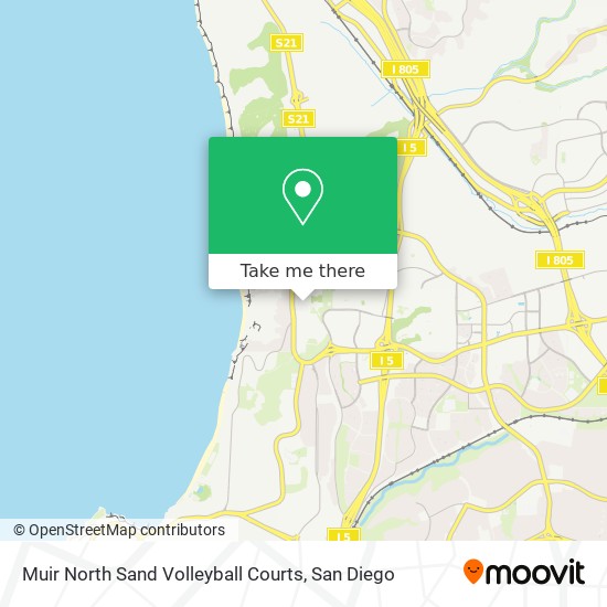 Mapa de Muir North Sand Volleyball Courts