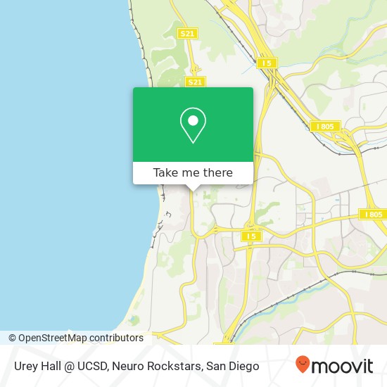 Mapa de Urey Hall @ UCSD, Neuro Rockstars