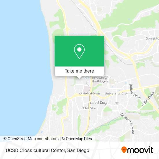 UCSD Cross cultural Center map